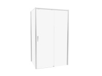 Kabina prysznicowa Innova 100x80 cm chrom prawa