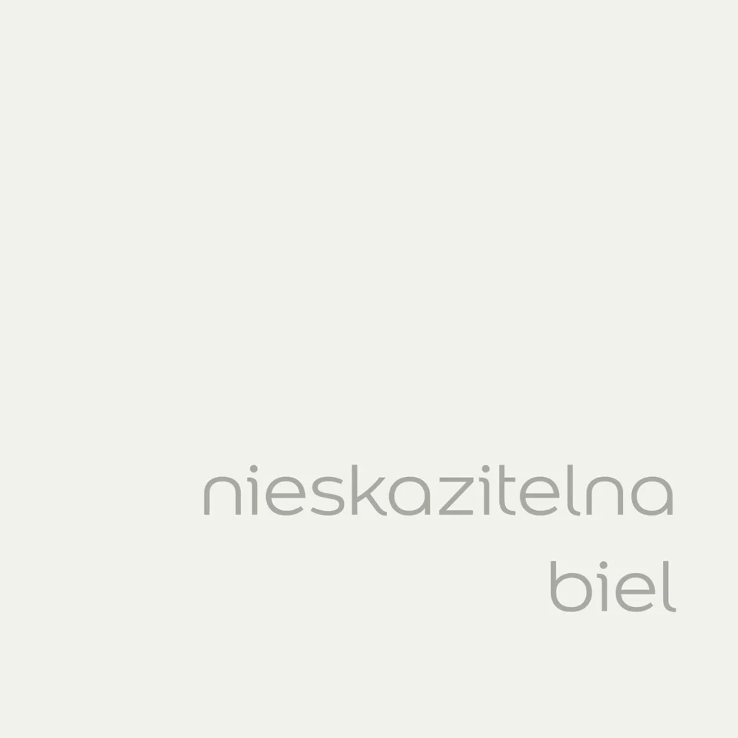 Próbka koloru t.b.t. – Czysta biała farba do ścian wewnętrznych.