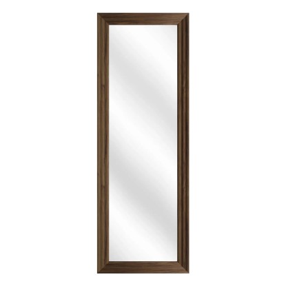 Lustro Wave z ramą MDF 50 x 142 cm ciemny brąz