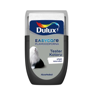 Wałek do malowania ścian Dulux Easycare, efekt szarości.