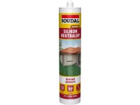 Soudal Silikon neutralny 280 ml brązowy Soudal Silikon neutralny 280 ml brązowy