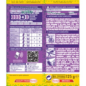 Metylan Normal Klej do tapet papierowych, opakowanie 125g.
