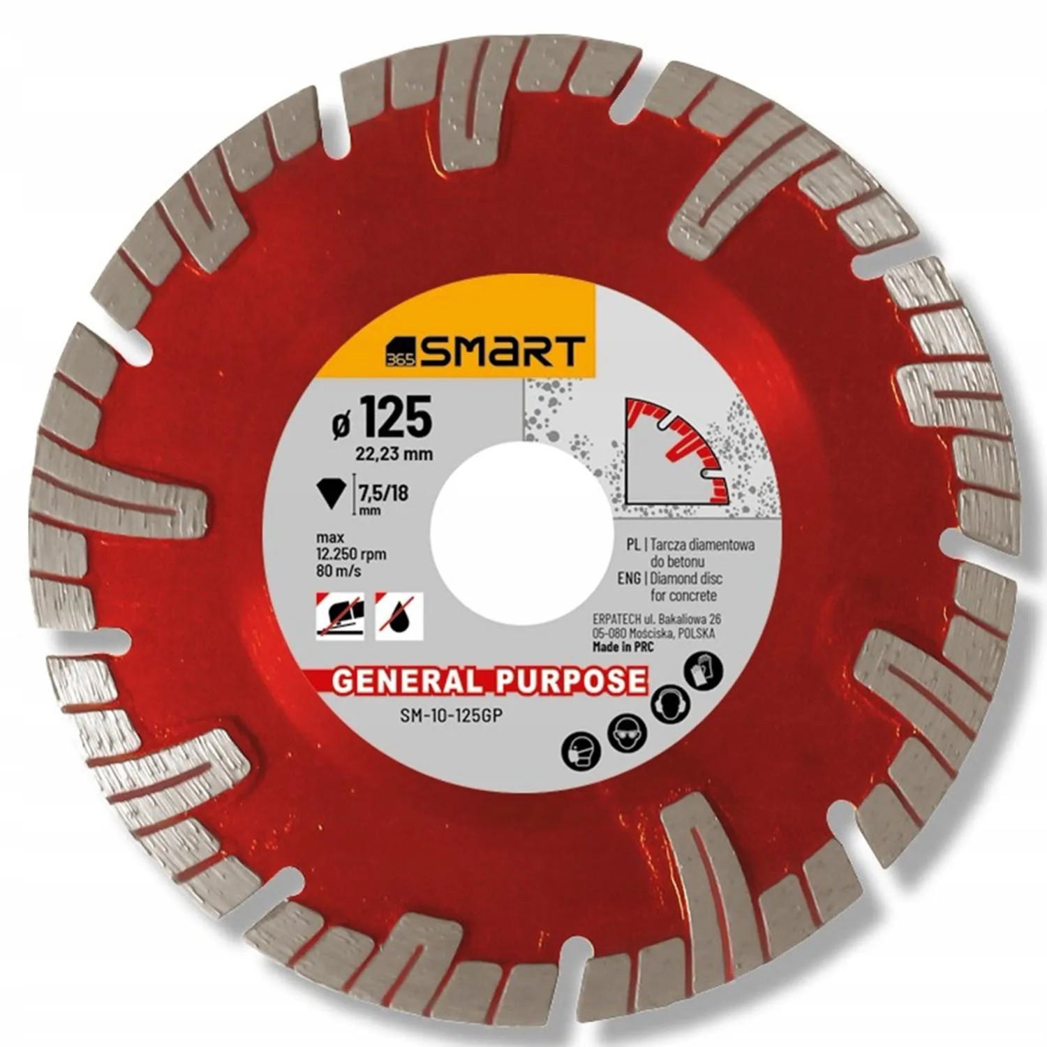 SMART365 Tarcza diamentowa General Purpose 125 mm