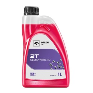 Olej do pił łańcuchowych Orlen 2T Semisynthetic, 1 litr.