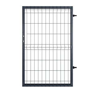 Brama ogrodzeniowa metalowa t.b.t., widok