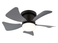 Globo Lampowentylator LED HINES 9W 2700-6500K 750lm czarno-szary