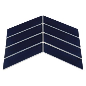 Mozaika Royal Chevron Midnight 31,8 x 22,4 cm