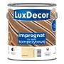 LuxDecor lazura do drewna do desek kompozytowych, bezbarwna. Ochrona drewna do użytku zewnętrznego.
