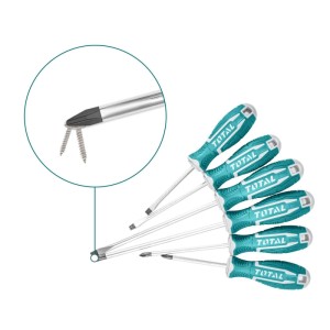 TOTAL Tools Zestaw wkrętaków - 6 cz.