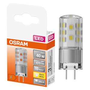 Żarówka LED Osram GY6.35, ciepła biel, 4W. Kompaktowa lampa LED do różnych zastosowań.