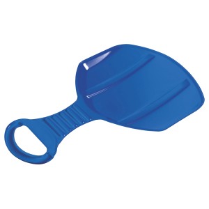 Niebieski ślizg t.b.t. z uchwytem dla dzieci.