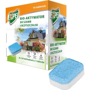 t.b.t. Bioaktywator do szamb, 16 tabletek. Skuteczny środek do czyszczenia Odpływy.