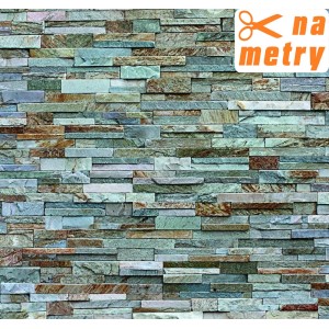 d-c-fix Okleina ścienna PVC Ceramics Stone Szary, na metry, wygląd kamienia do wnętrz.