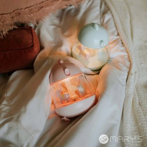 Mary's Lampka nocna LED POZYTYWKA 5W 3000K_RGB różowa