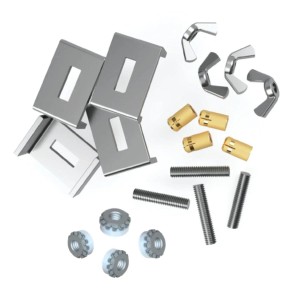 Zestaw montażowy do zlewów podwieszanych uniwersalny - 4 szt.