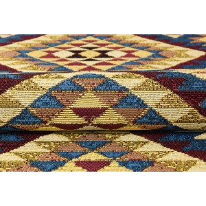 Indavo Dywan BORNEO kilim 133 x 190 cm niebieski