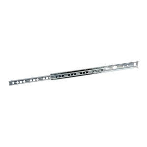 t.b.t. Metalowa prowadnica do szuflad z otworami.