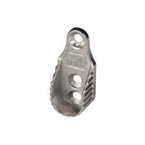 Owalne łożysko drążka do szafy, odlew cynkowy niklowany, zestaw 2 szt. do drążków do szafy.