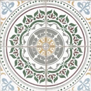 Gres szkliwiony  Albergo  patchwork 42 x 42 cm