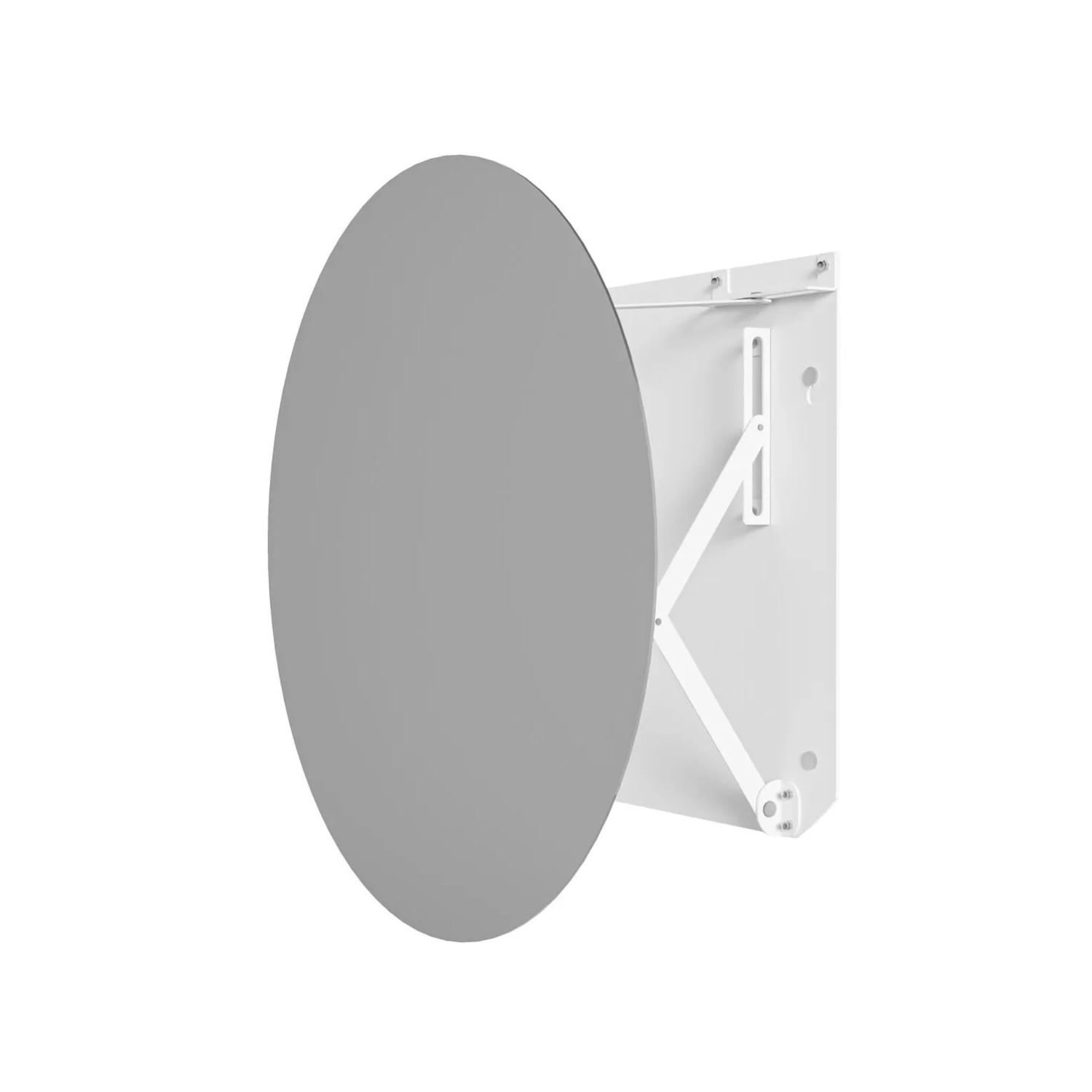 Lustro Atol Białe 60cm