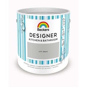 Farba do łazienek Beckers Designer, szara (City Walk).