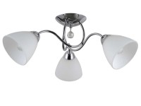 Italux Lampa wisząca LUGANO chrom śr. 50 cm 3x40W E27 Italux Lampa wisząca LUGANO chrom śr. 50 cm 3x40W E27