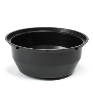 Czarny kosz wiszący / doniczka wisząca t.b.t. na rośliny.