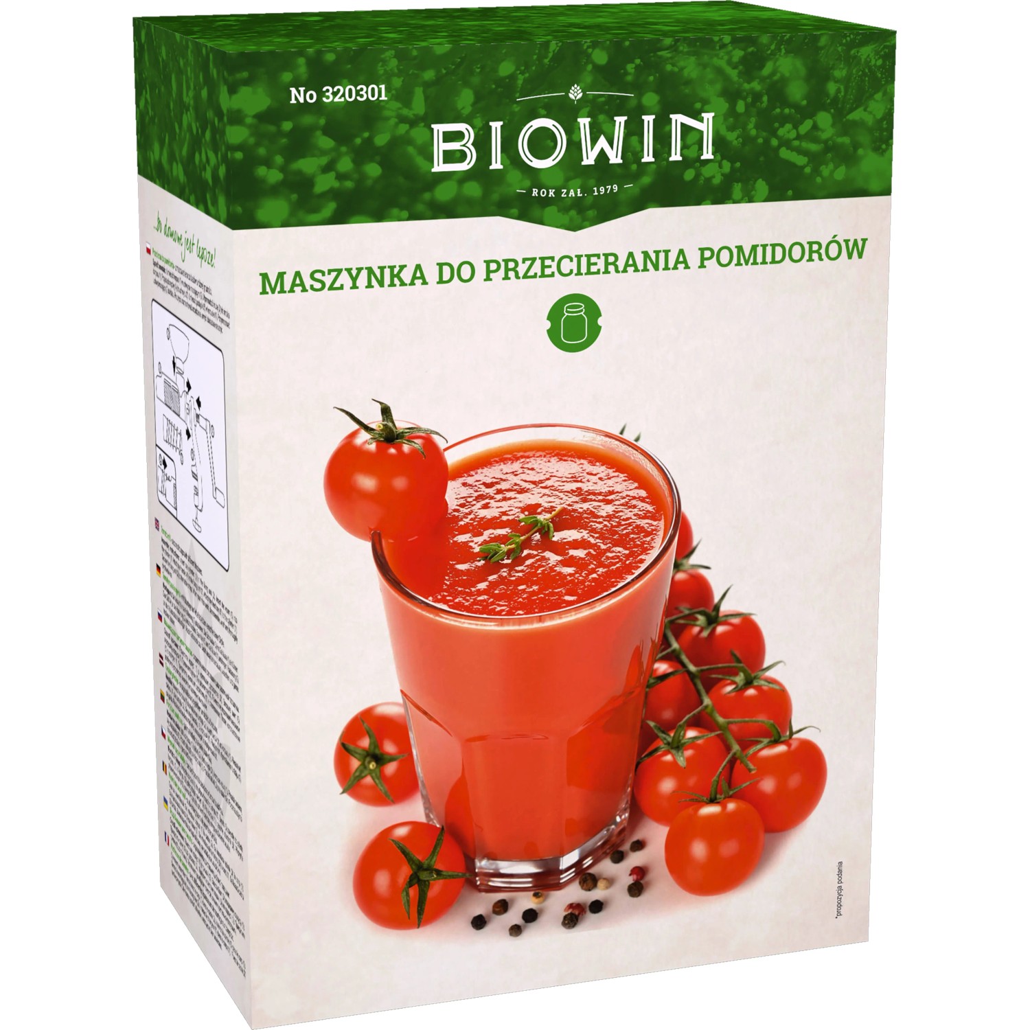 Maszyna do przecierania pomidorów