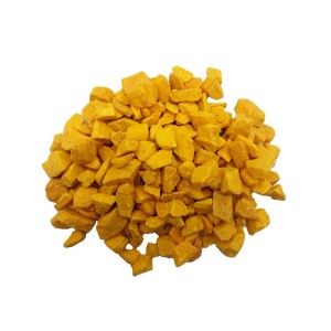 Żółty żwir ozdobny do ogrodu i dekoracji.