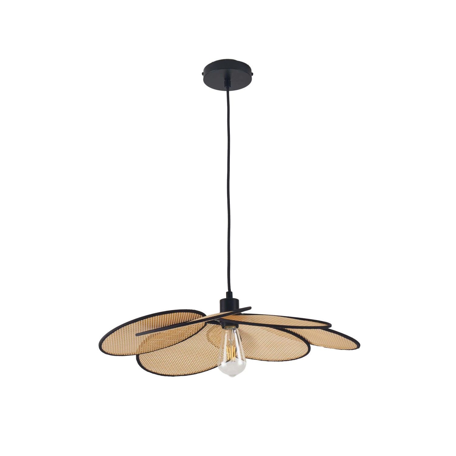 Goldlux Lampa wisząca Tobago 1x max. 20W E27 natural + black