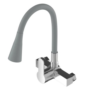 Granitan Bateria kuchenna ścienna Flexo szara