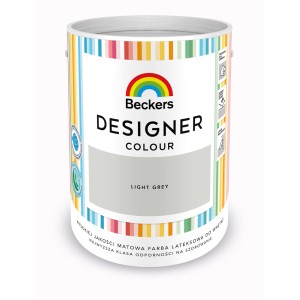 Puszka farby do ścian Beckers Designer Colour Light Grey.