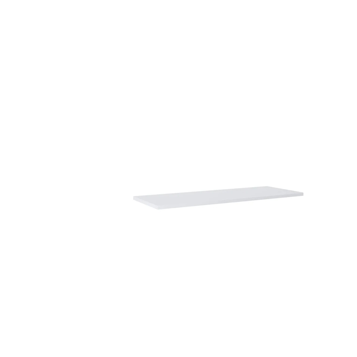 Blat MDF PCV 90+50 white hg 140 x 49,4 x 2 cm