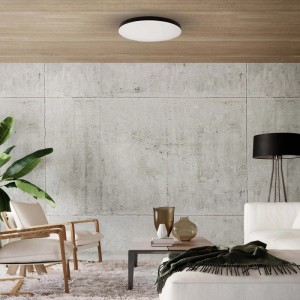 MiLAGRO Plafon LED SIENA z pilotem 80W 3000-6000K 8000lm czarny