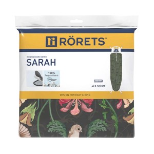 Opakowanie pokrowca na deskę do prasowania RÖRETS SARAH, 40x120cm, z kwiatowym wzorem.