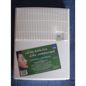 Nawilżacz powietrza Metrox 1,3 l, biały, ze wskaźnikiem poziomu wody dla lepszego klimatu w pomieszczeniu.