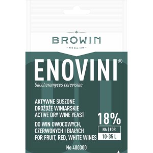 Enovini suche drożdże winiarskie, do wina, na 10-35L
