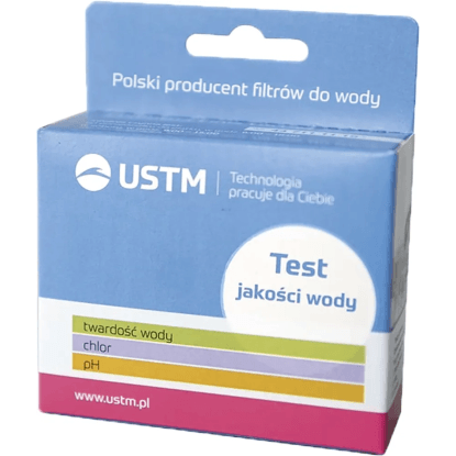 USTM Testy jakości wody, twardość, PH, chlor
