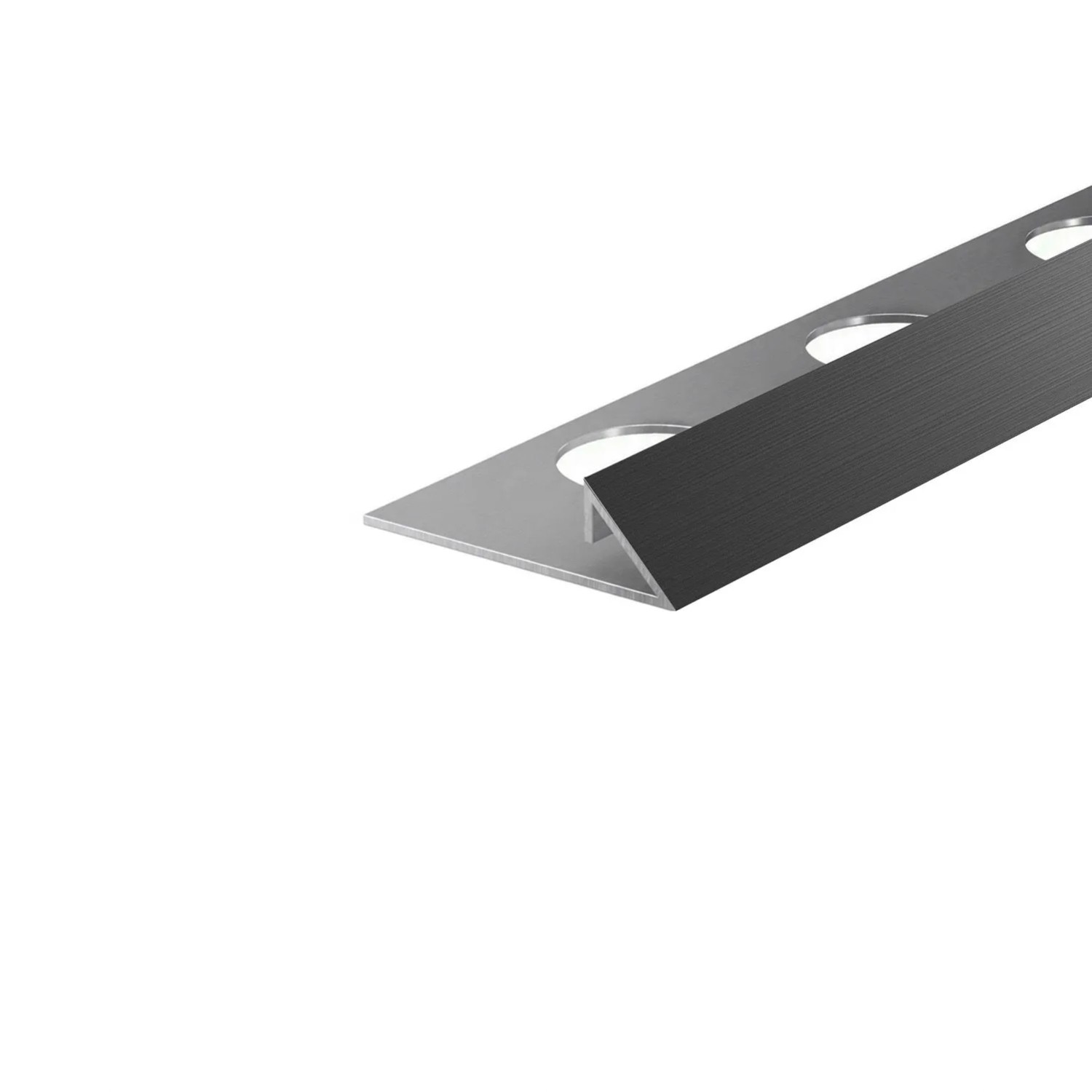 Eviso Listwa narożna trójkątna gun metal szczotkowany 10 x 2700 mm