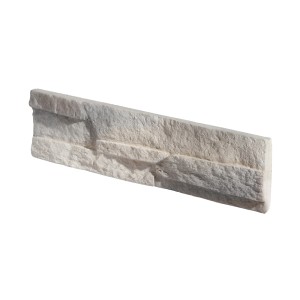 Dekoracyjny kamień t.b.t. w kolorze beżowym/szarym do użytku wewnątrz i na zewnątrz.