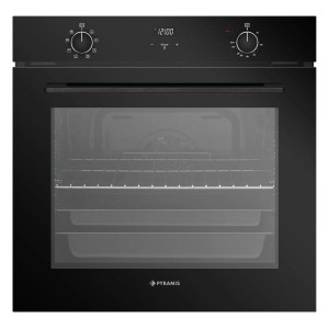 Pyramis Piekarnik do zabudowy PO78072008SBL czarny 59,5 cm