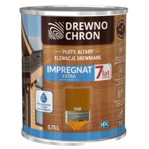 Drewnochron Impregnat Extra powłokotwórczy dąb - 0,75L