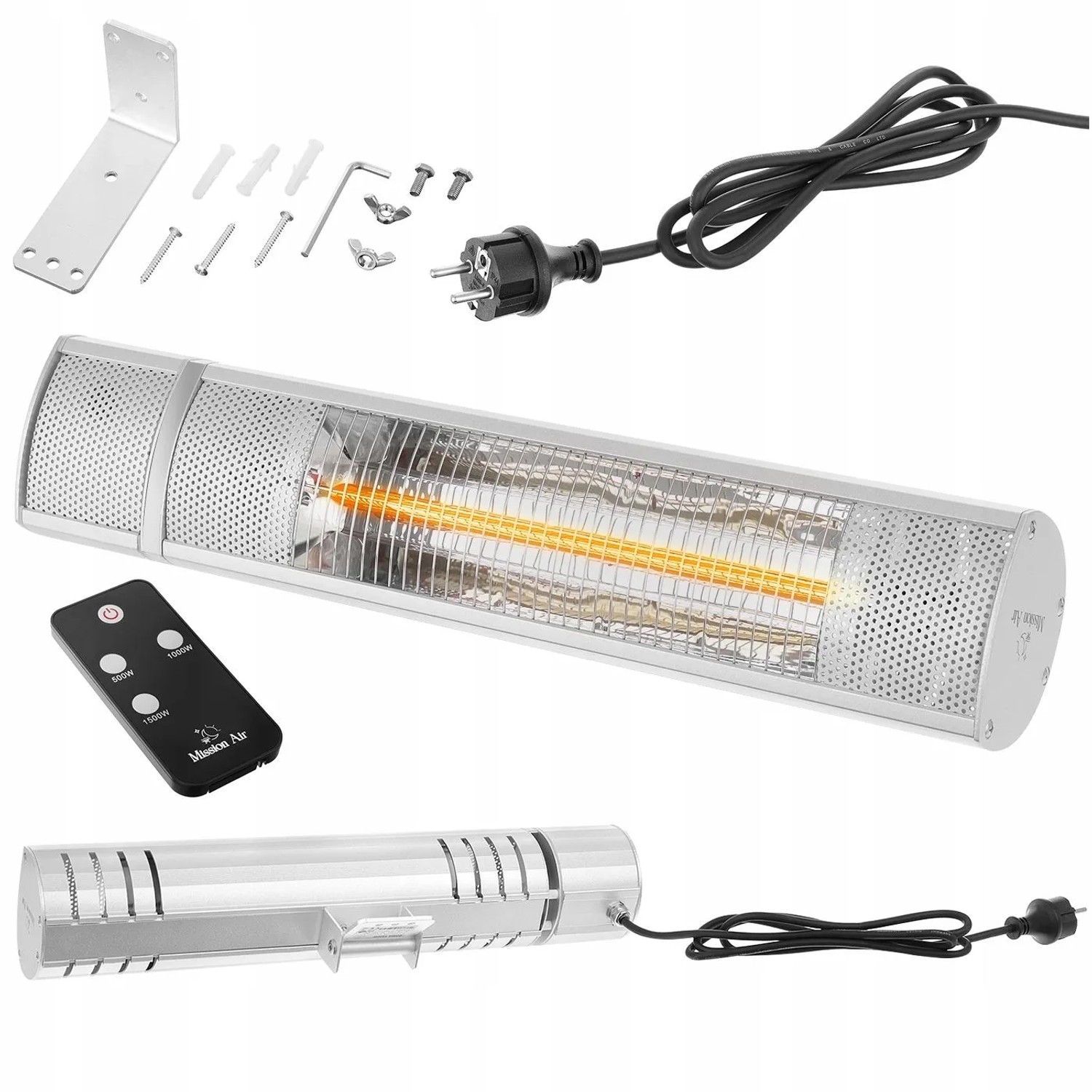 Mission Air Promiennik tarasowy Roma 1500 W