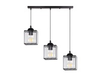 Candellux Lampa wisząca SIGLA 3xE27 40W szer. 66 cm czarna