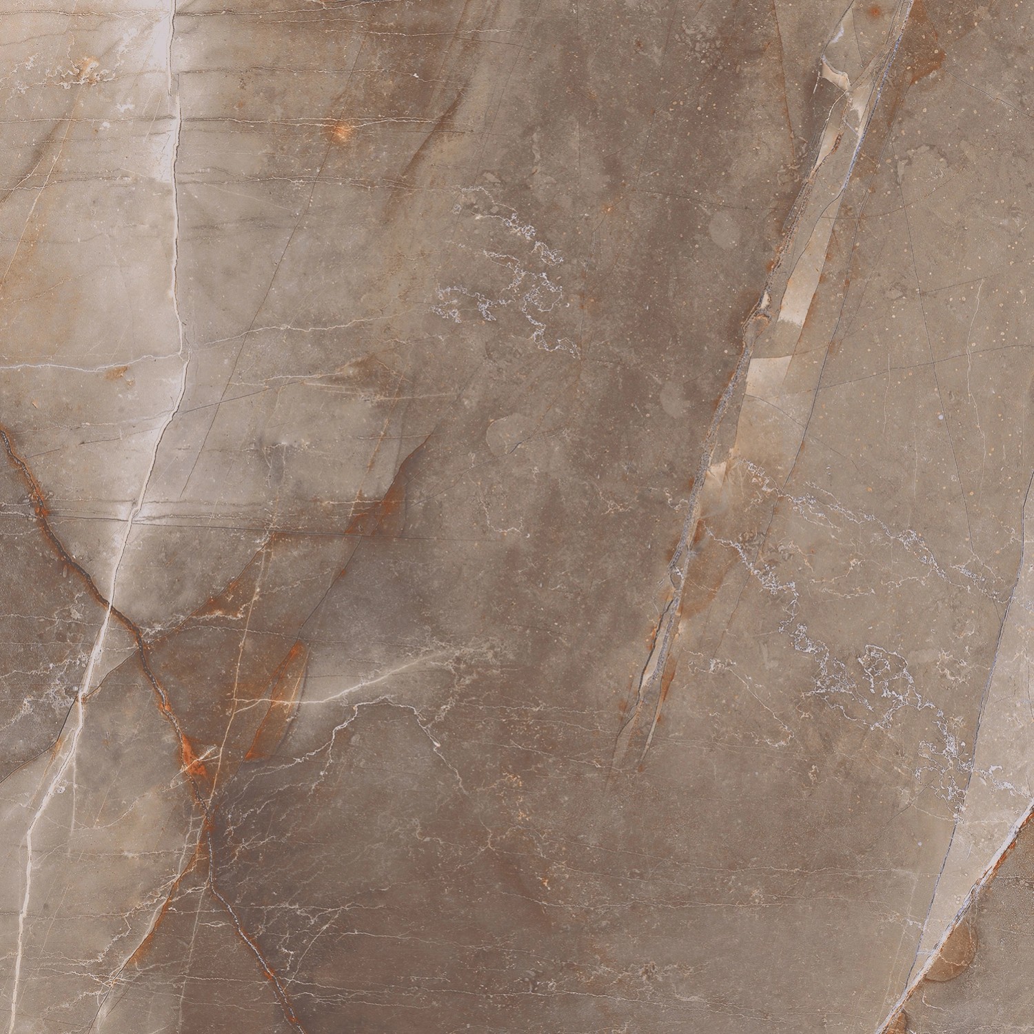 Gres szkliwiony polerowany Marmo brown 60 x 60 cm