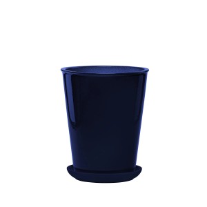 Donica z podstawką Palma granatowa - 22 cm