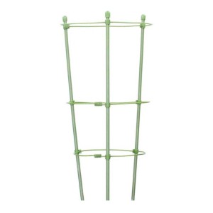 Zielona podpórka do roślin t.b.t. do doniczek, akcesorium ogrodowe.