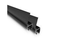 Uszczelka piórkowa czarna do szyb 5-6 mm 200 cm 180 st. 2 szt.