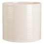 Scheurich Osłonka 828, Ø 16 cm, Sesame, ceramiczna z drobnymi poziomymi rowkami.