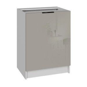 Moduł szafki kuchennej t.b.t. w kolorze szarym/białym do planowania kuchni modułowej.